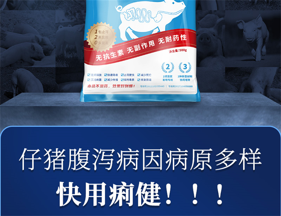 吉隆达动保猪饲料添加剂痢健120产品介绍